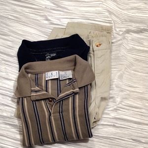 Toddler slacks and shirts, 3T
